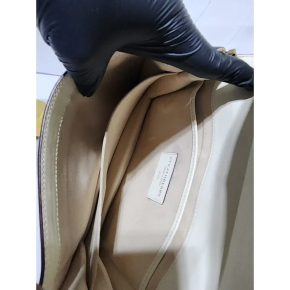 Strathberry Brown and Cream Shoulder Bag - Picture 11 of 12